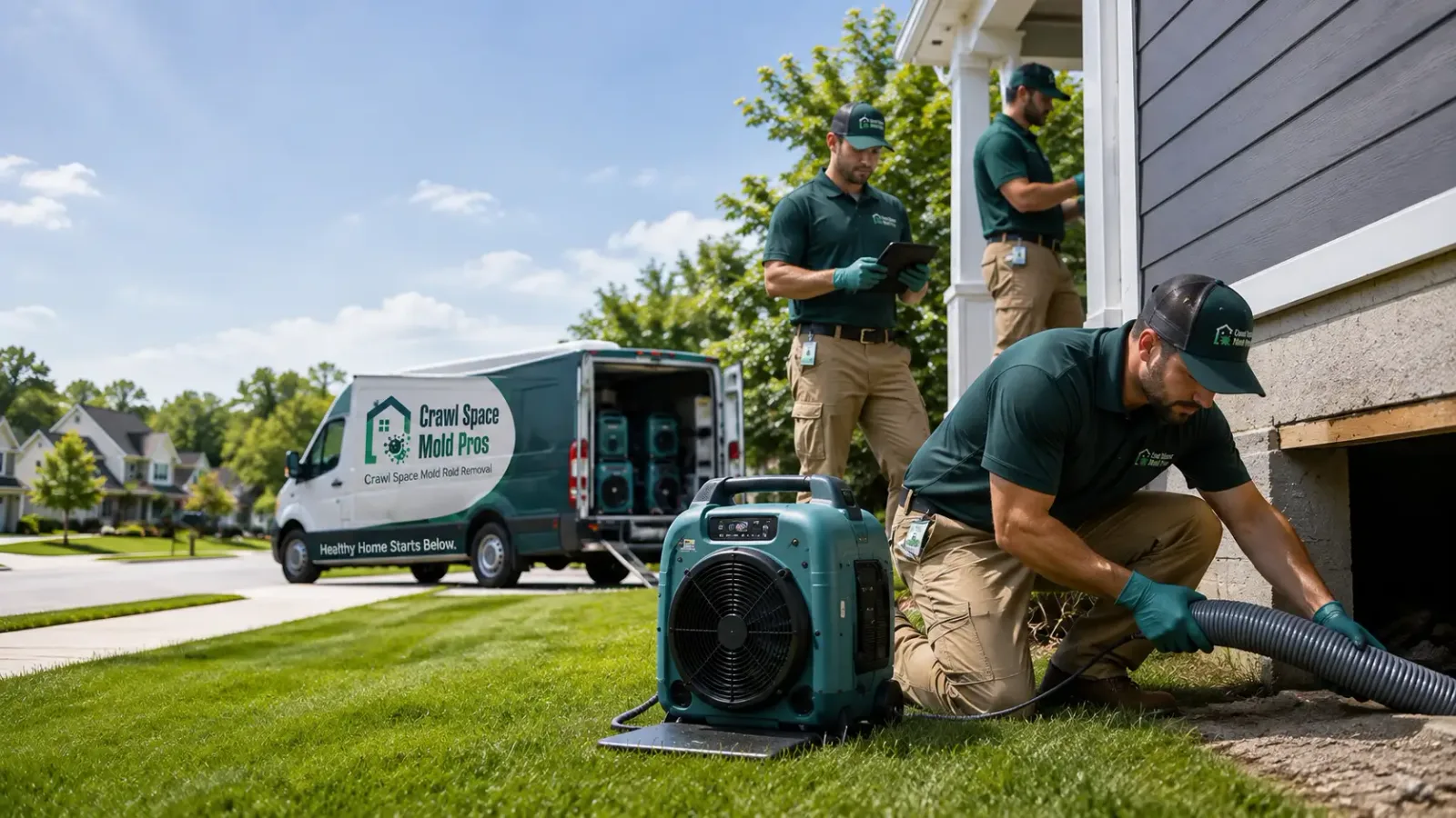 Crawl Space Mold Removal in Littleton, IL